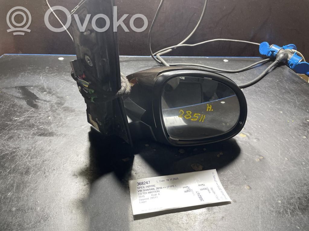 Volkswagen Sharan Elektryczne lusterko boczne drzwi 