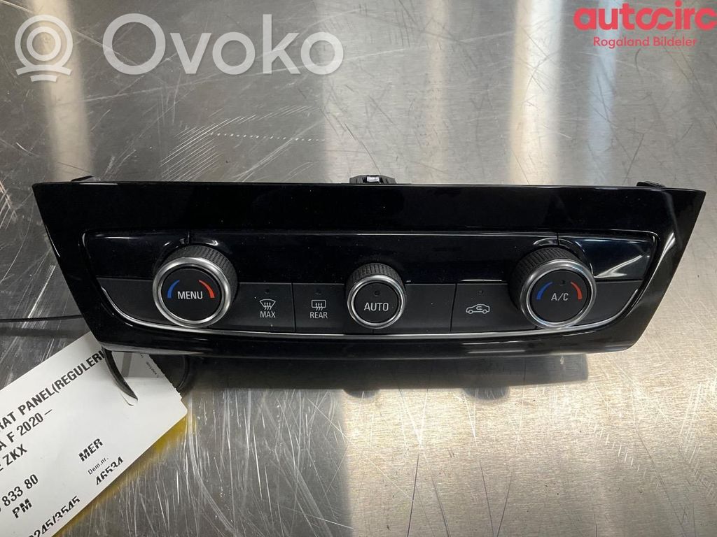 Opel Corsa F Panel klimatyzacji / Ogrzewania 