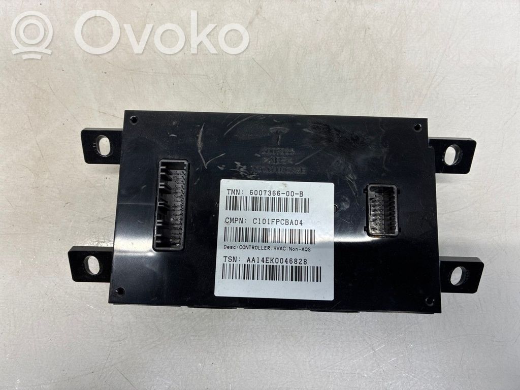Air conditioning/heating control unit   600736600E,600736600D,600736600B,600736600B,600736600D,600736600E