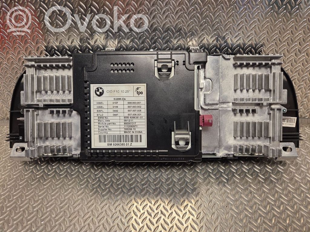 BMW 5 F10 F11 Inny element deski rozdzielczej 