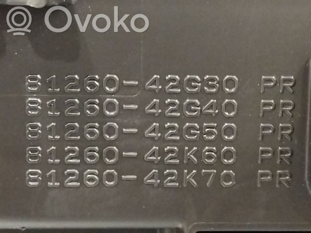 Toyota bZ4X Przycisk / Pokrętło regulacji oświetlenia deski rozdzielczej 