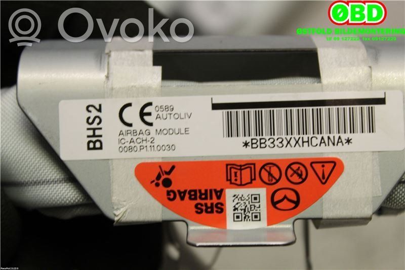 Mazda 3 III Airbag del techo 