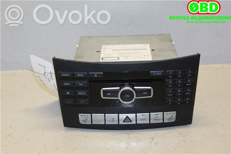 Mercedes-Benz E W212 Unitate principală radio/CD/DVD/GPS 