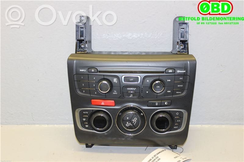 Console centrale, commande chauffage/clim   6452V9,9666027777,9666027777,6452V9,9666027777