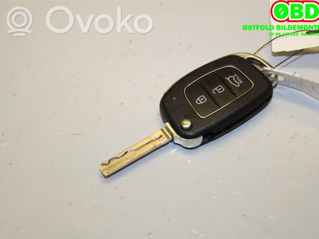 Hyundai i20 (GB IB) Klucz / Karta zapłonu 