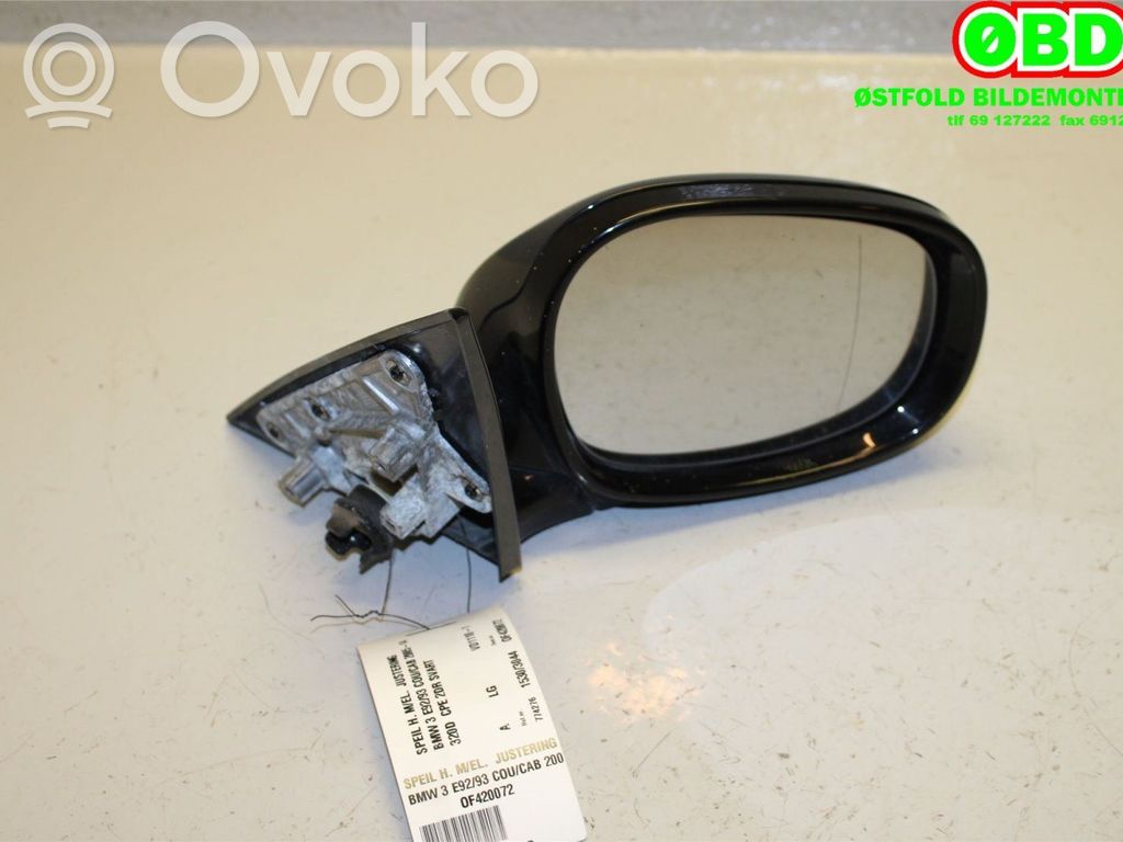 BMW 3 E90 E91 Veidrodėlis (elektra valdomas) (dvidurio) 