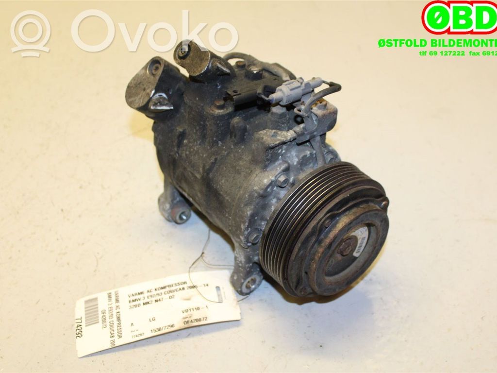 BMW 3 E90 E91 Compresor (pompă) aer condiționat (A/C) 
