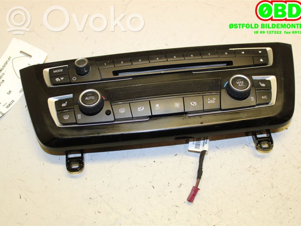 BMW 3 F30 F35 F31 Rămă unitate control climatizare 