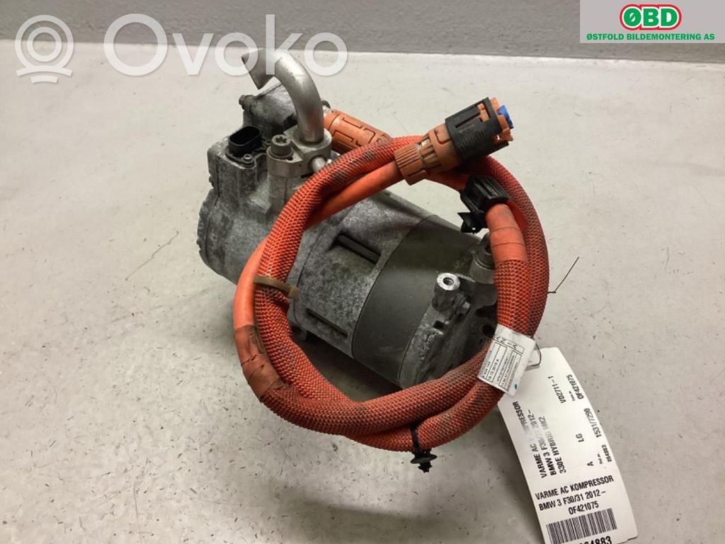 BMW 3 F30 F35 F31 Compressore aria condizionata (A/C) (pompa)