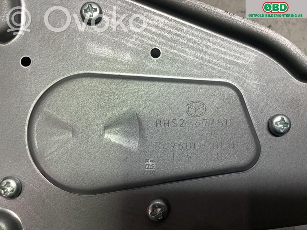Mazda 3 III Silniczek wycieraczki szyby tylnej 