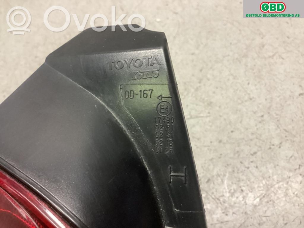 Toyota Yaris Lampă spate în caroserie 