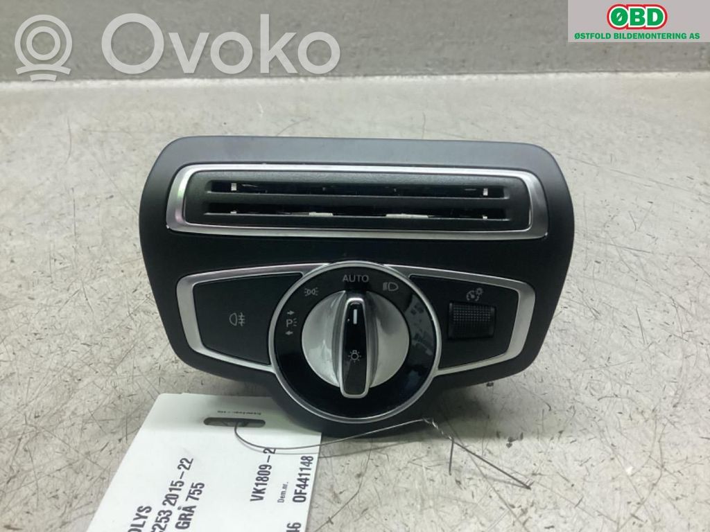 Mercedes-Benz GLC X253 C253 Interruttore luci