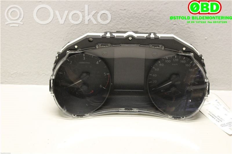 Nissan Qashqai Vitezometru (grup de instrumente) 