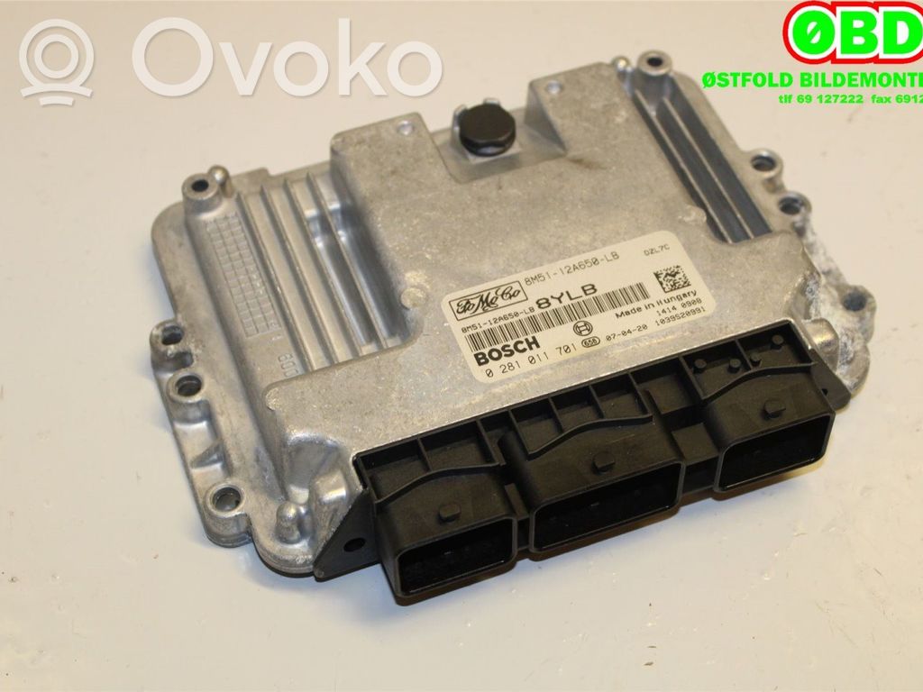 Engine control unit/module ECU   0281011701,8M5112A650LB,8M5112A650LB,0281011701,8M5112A650LB