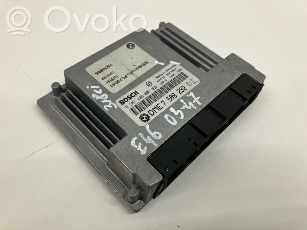 BMW 3 E46 Engine control unit/module ECU 