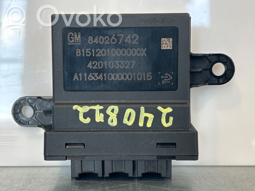 Opel Astra K Parking PDC control unit/module 