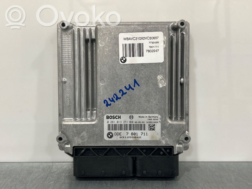 BMW 3 E90 E91 Engine control unit/module ECU 