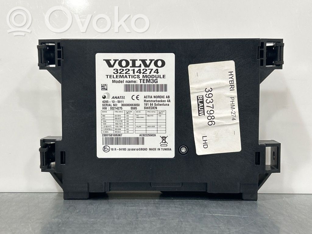 Volvo V60 Other control units/modules 