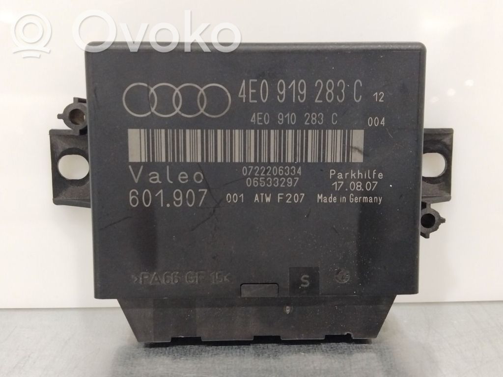 Audi A8 S8 D3 4E Parking PDC control unit/module 