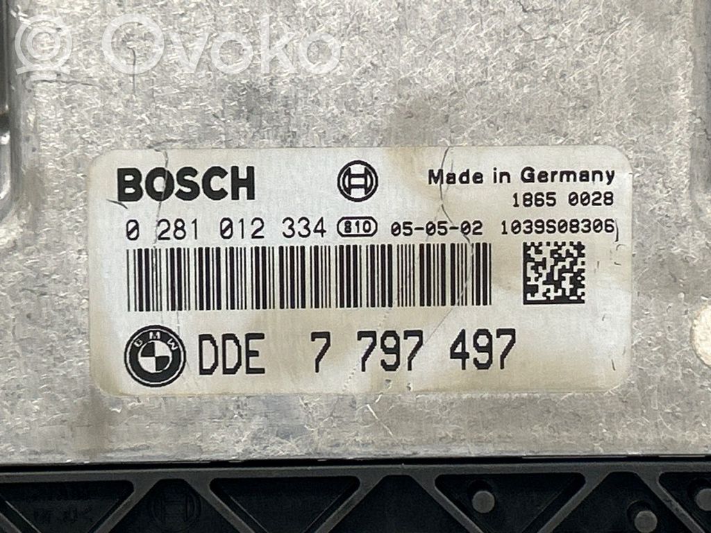 BMW 3 E90 E91 Galios (ECU) modulis 