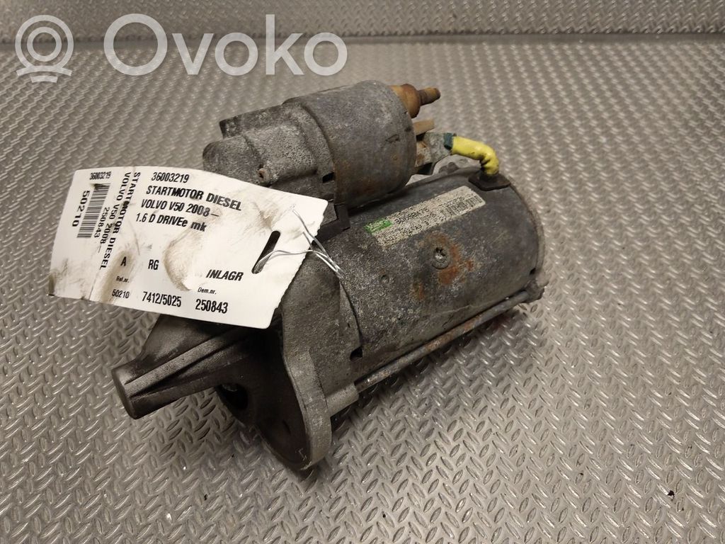 Volvo V50 Motorino d’avviamento 