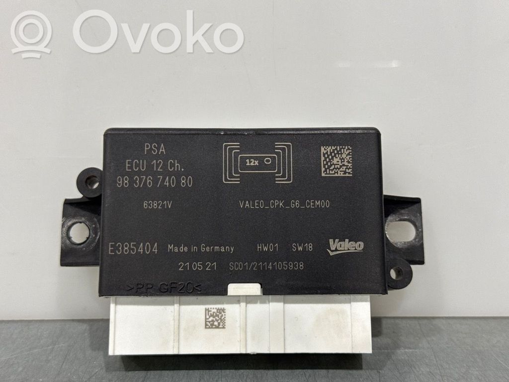 Citroen Berlingo Sterownik / Moduł parkowania PDC 