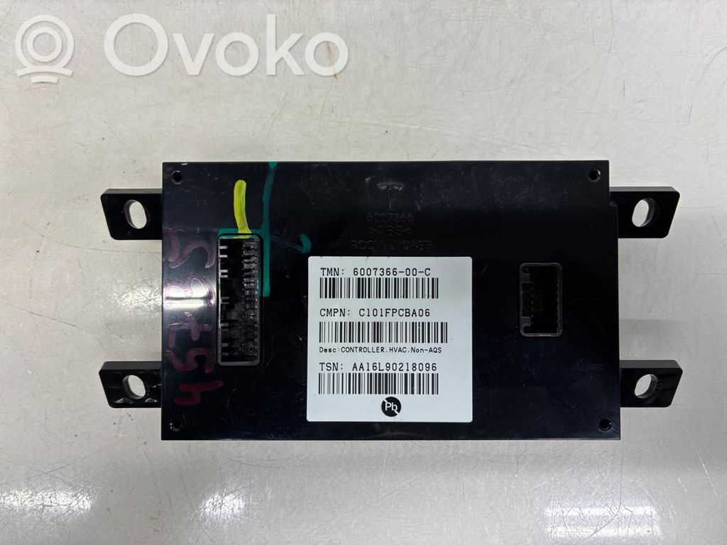 Tesla Model S Air conditioning/heating control unit
