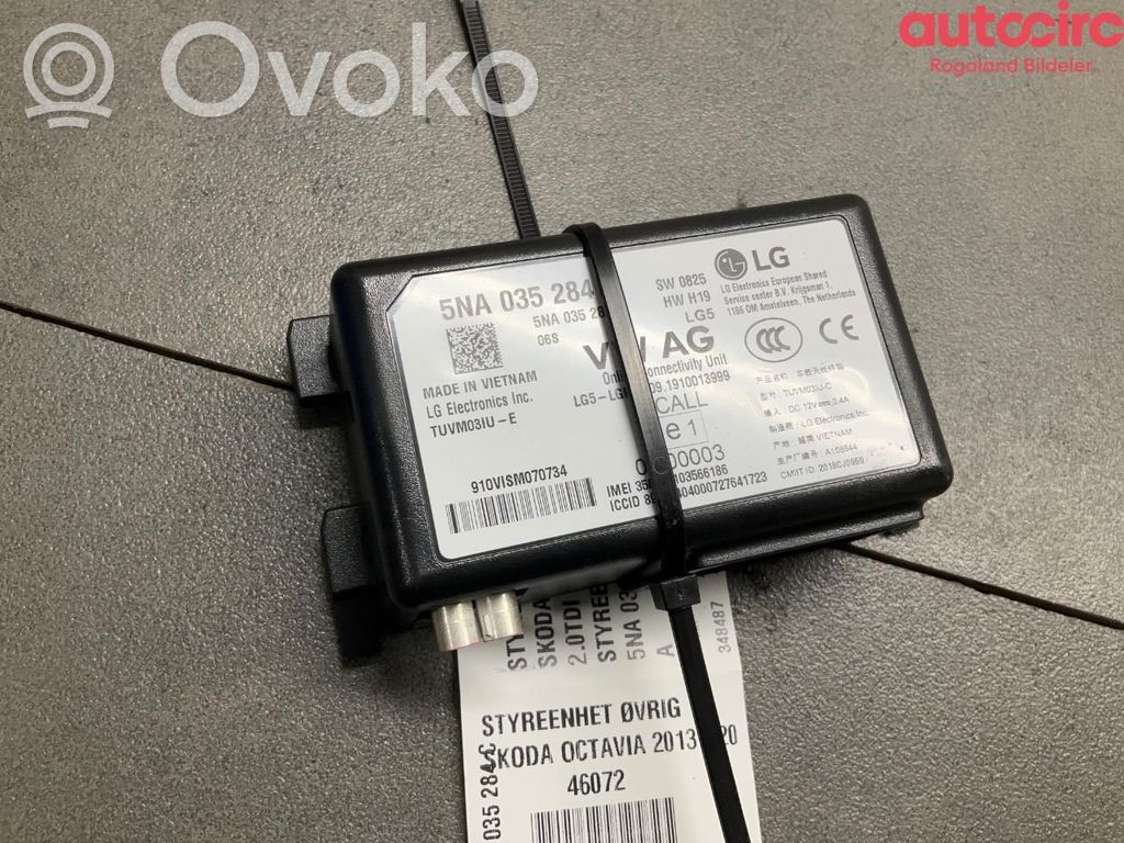 Skoda Octavia Mk3 (5E) Autres unités de commande / modules