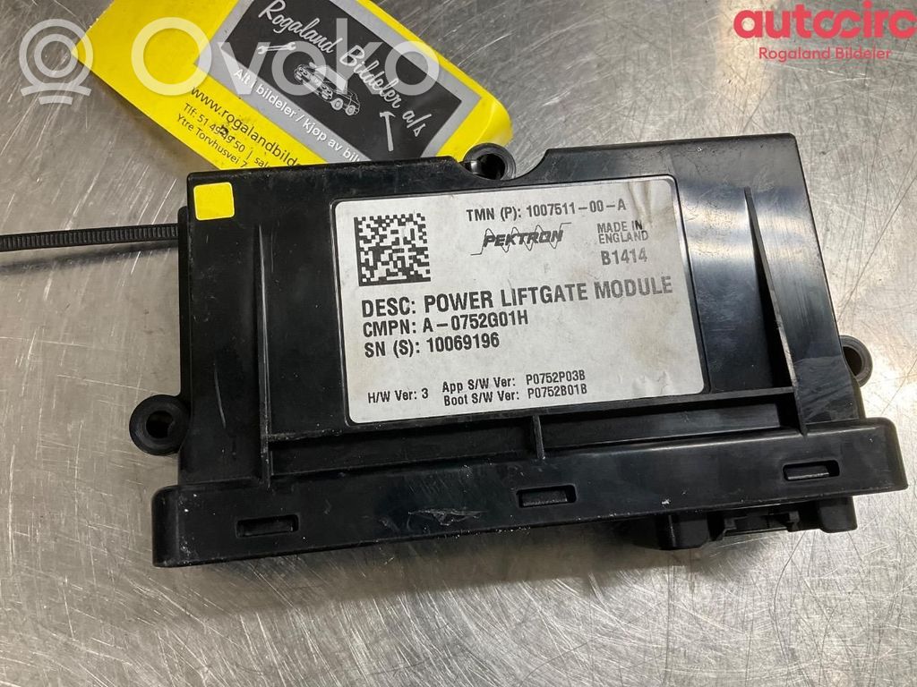 Unité de commande / module de toit ouvrant   100751200A,100751200A,100751200A,100751200A