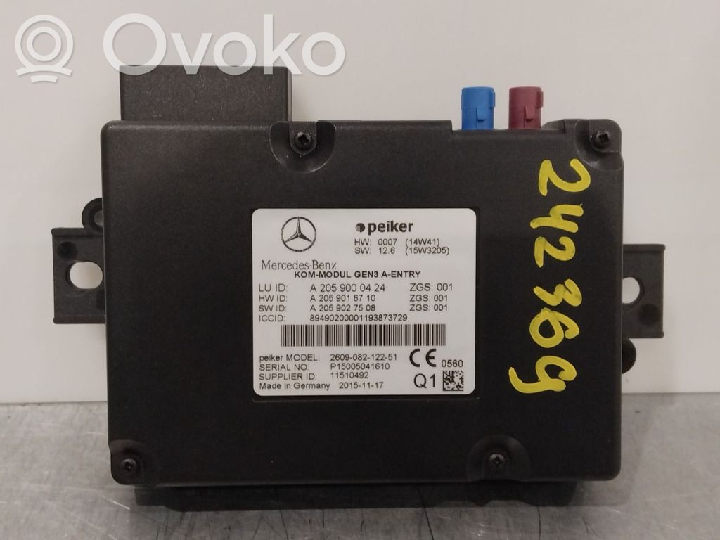 Mercedes-Benz B W246 W242 Altre centraline/moduli 