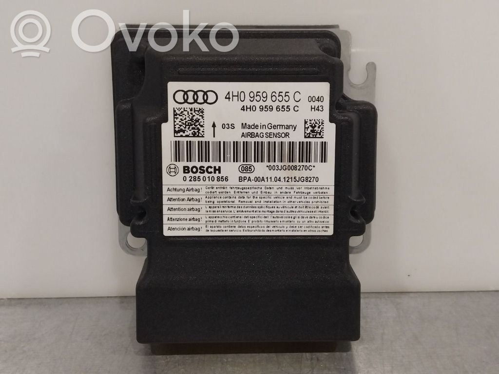 Audi A6 S6 C7 4G Centralina/modulo airbag 