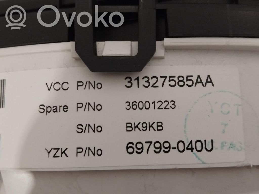 Volvo V60 Tachimetro (quadro strumenti) 