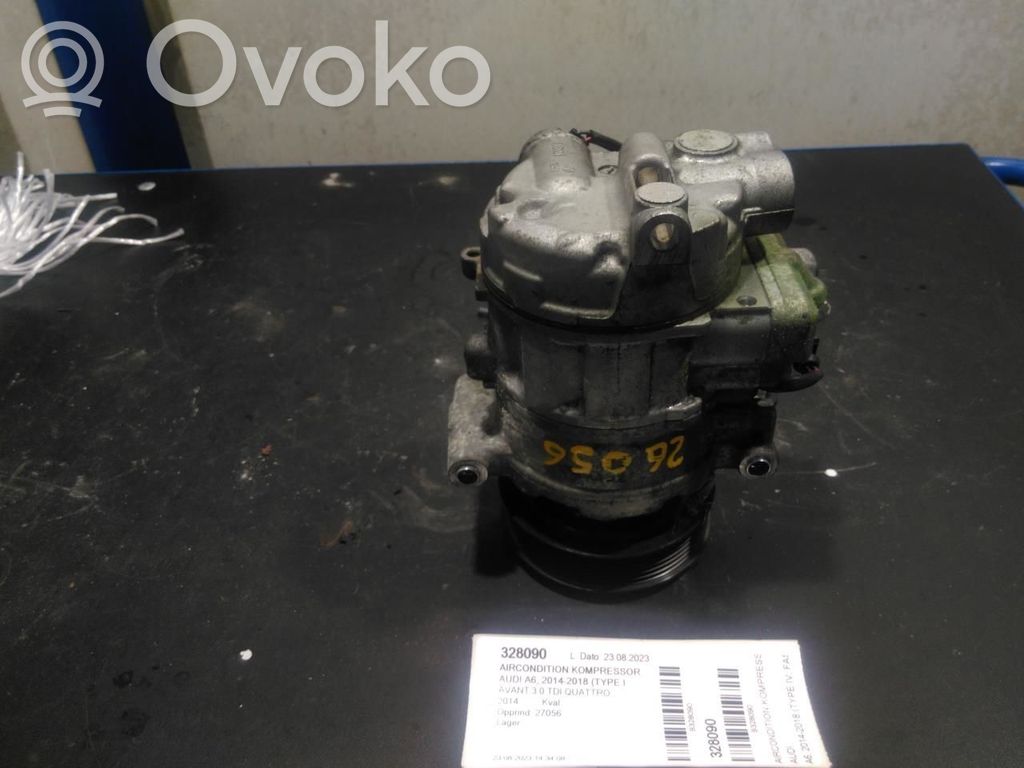 Audi A6 S6 C7 4G Air conditioning (A/C) compressor (pump) 