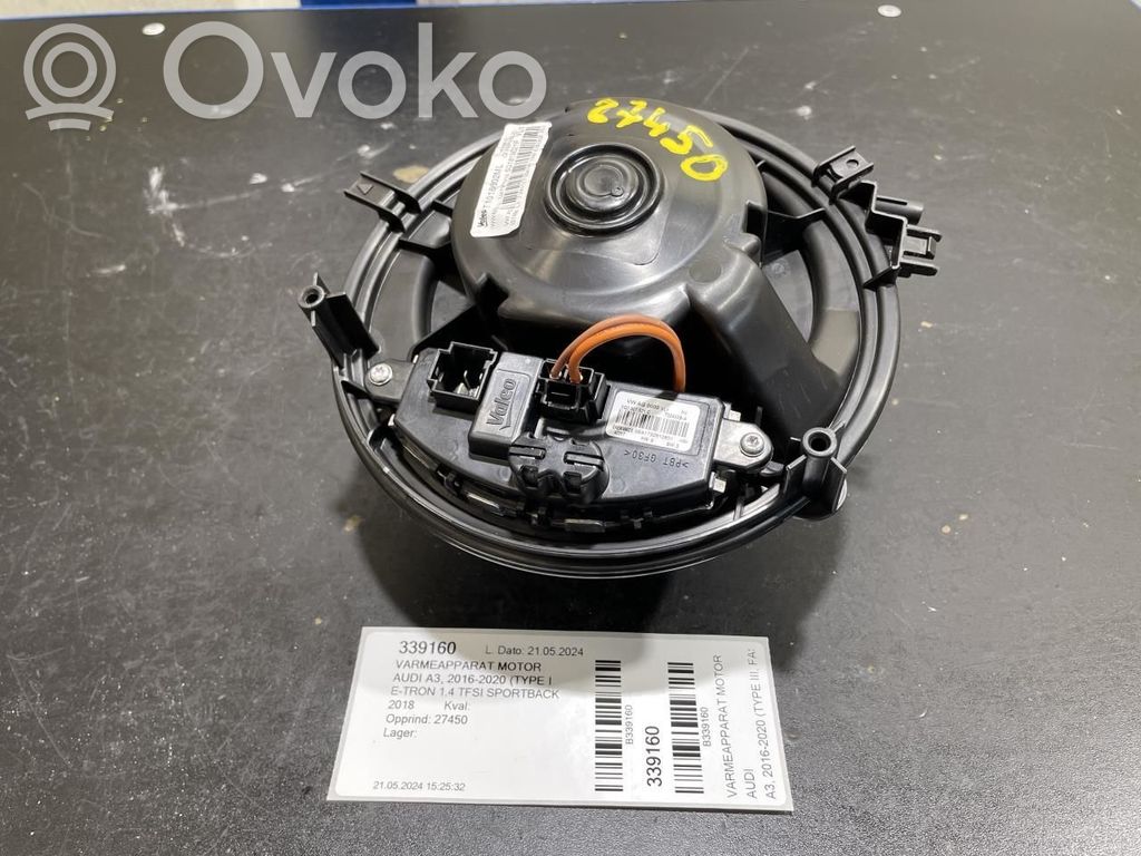 Audi A3 S3 8V Ventola riscaldamento/ventilatore abitacolo