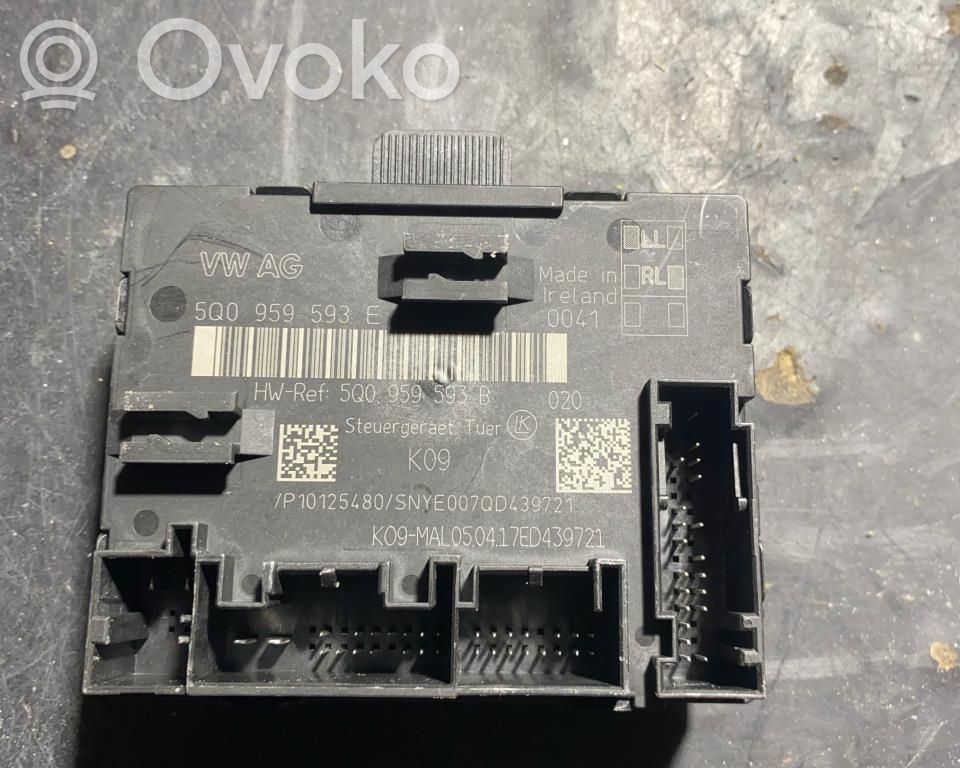 Door control unit/module   5Q0959593B,5Q0959593E,5Q0959593EZ00,5Q0959595BZ00