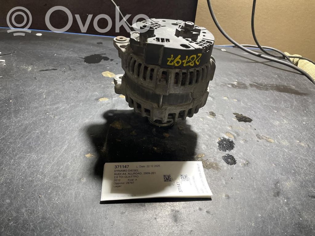 Audi A4 S4 B8 8K Ģenerators 