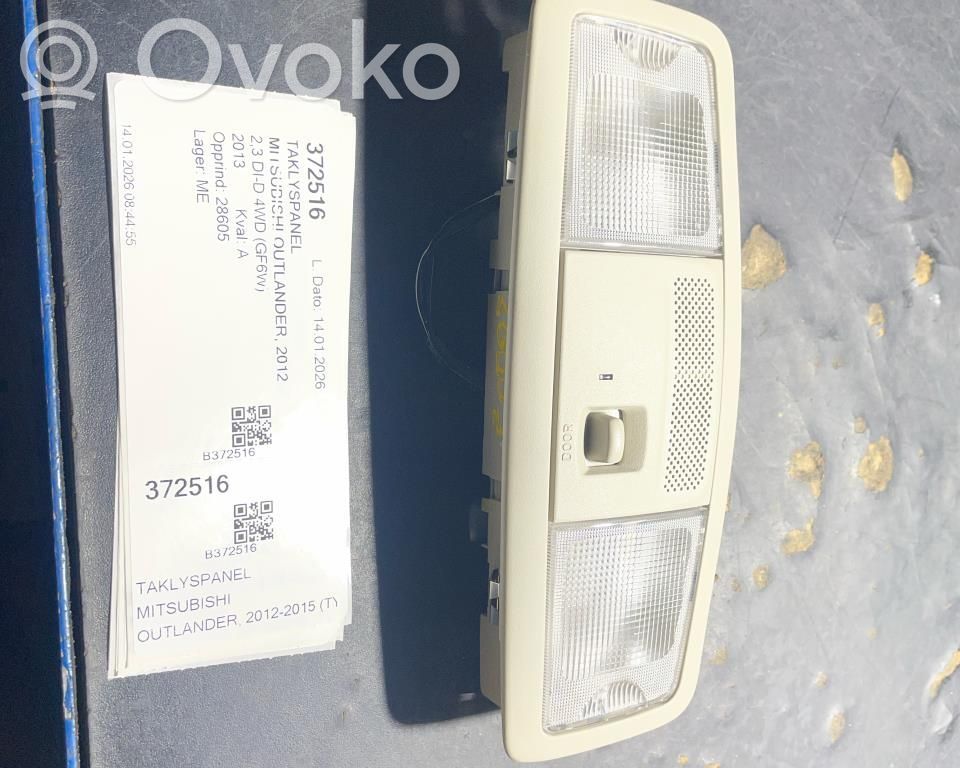 Mitsubishi Outlander Interruptor de control del panel de luces 