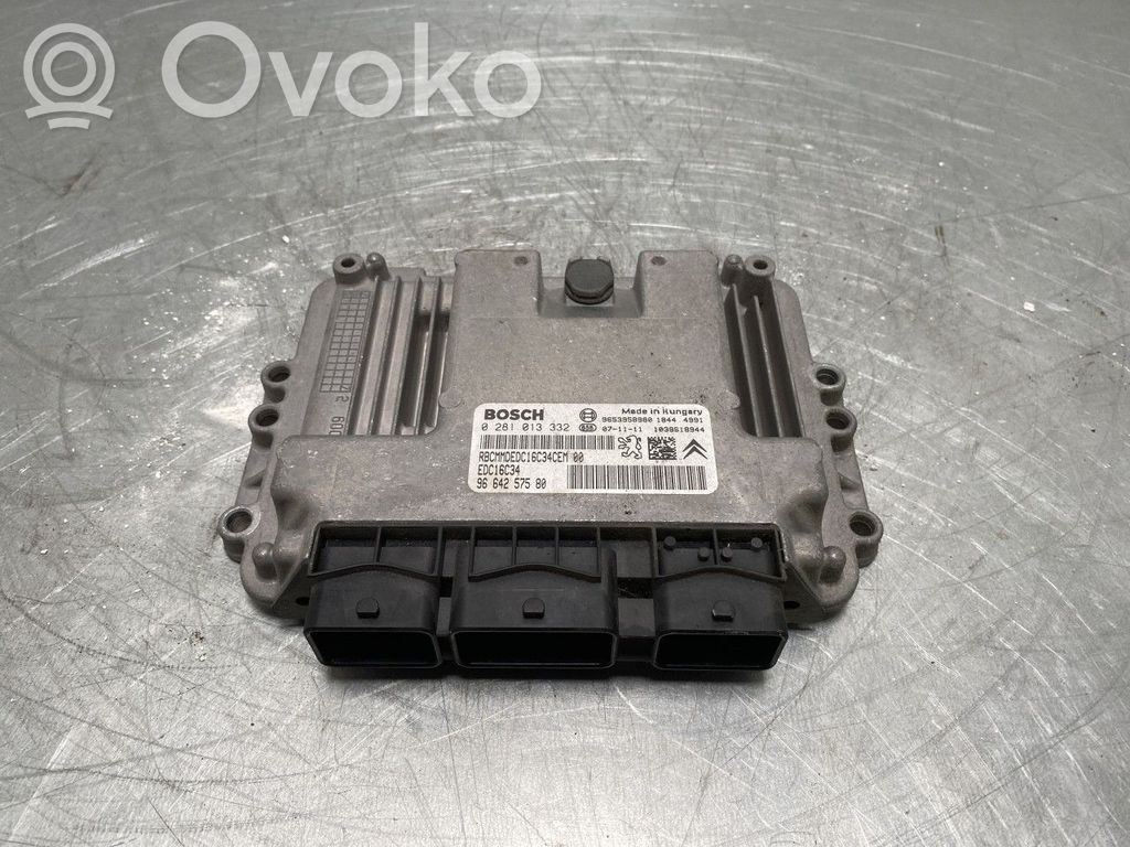 Engine control unit/module ECU   9664257580,1942ST,1942SV,1942ST,1942SV,9664257580