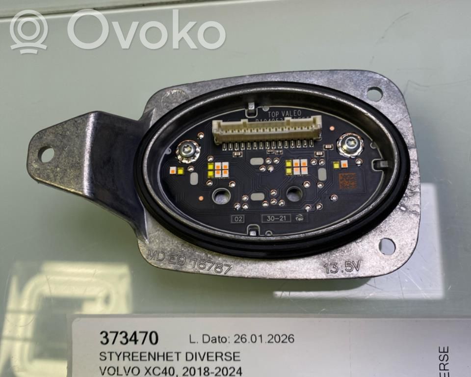 Volvo XC40 Otras unidades de control/módulos 