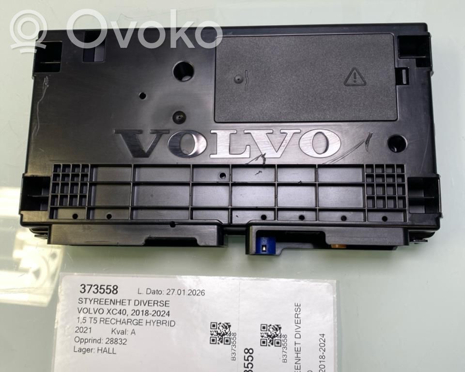 Volvo XC40 Citu veidu vadības bloki / moduļi 