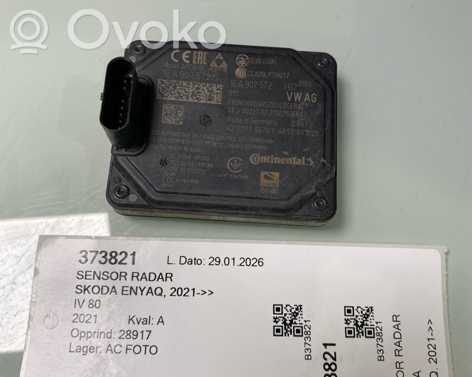Skoda Enyaq iV Distronic sensor radar 