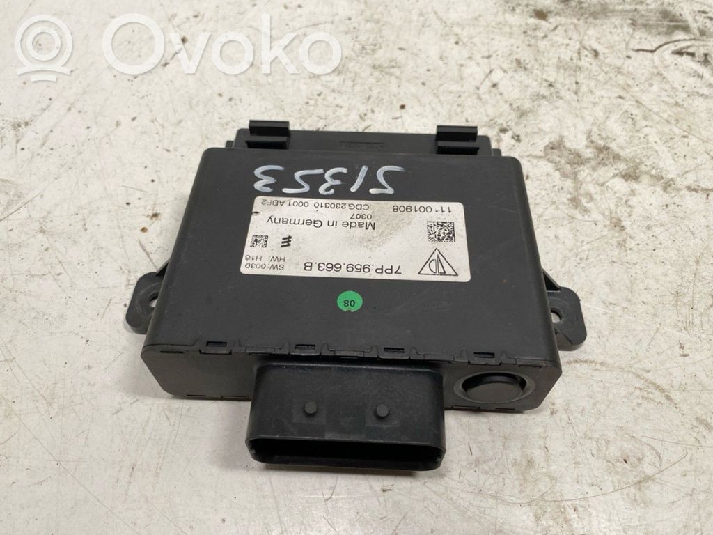 Autres unités de commande / modules   7PP959663B,7PP959663F,7PP959663B,7PP959663F