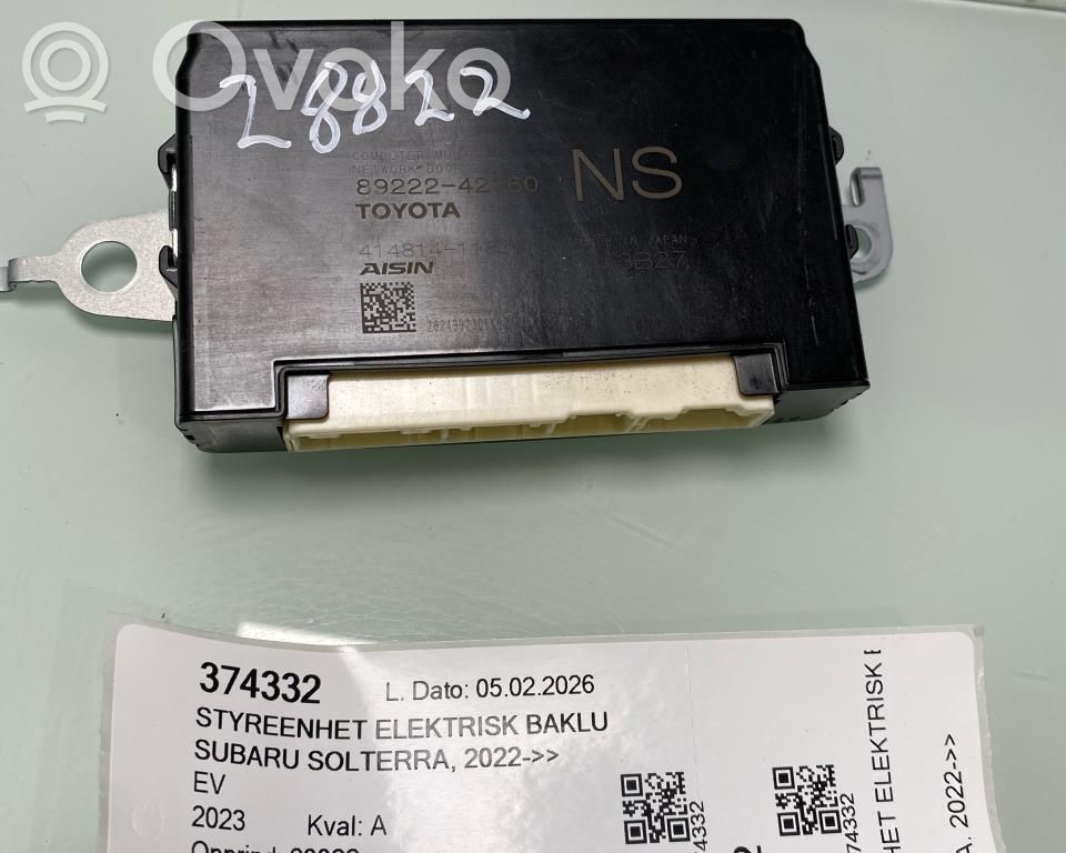 Unité de commande / module de hayon   8922242160,8922242160,8922242160