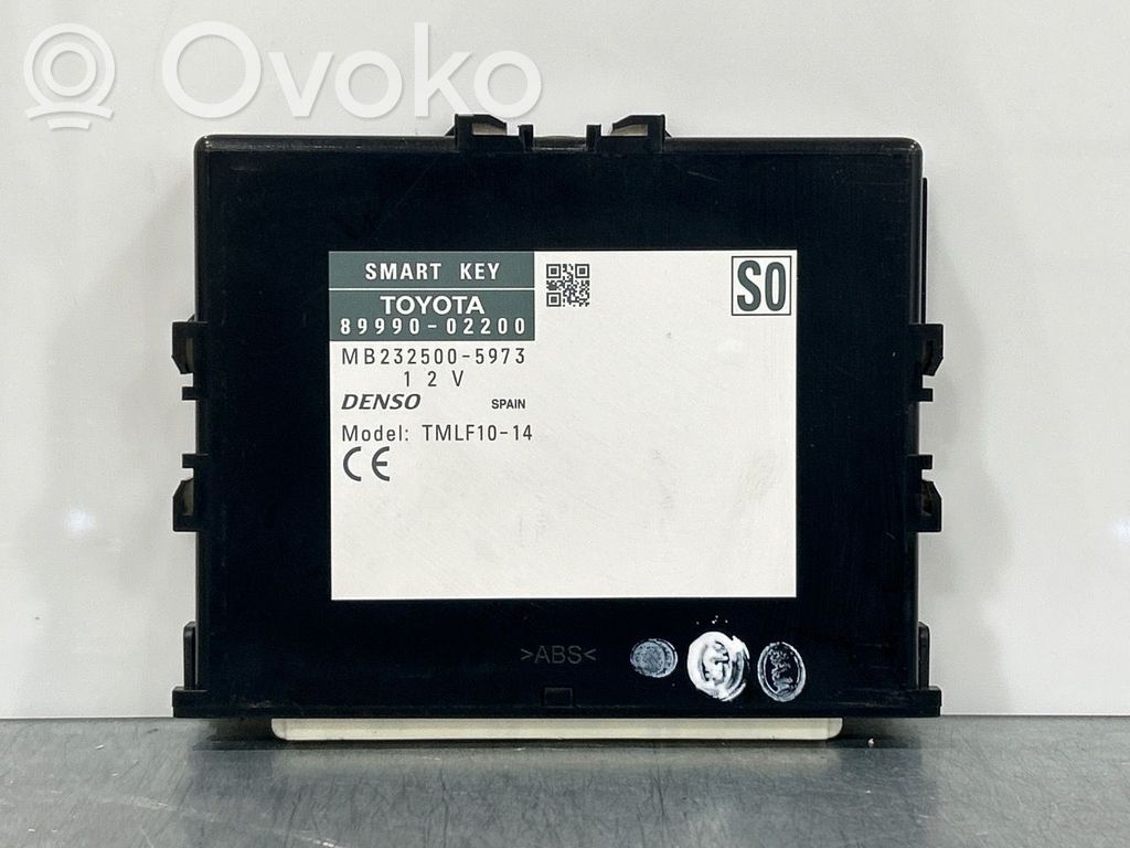 Toyota Auris E180 Centralina/modulo keyless go 