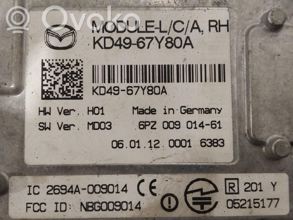 Mazda CX-5 Distronic sensor radar 