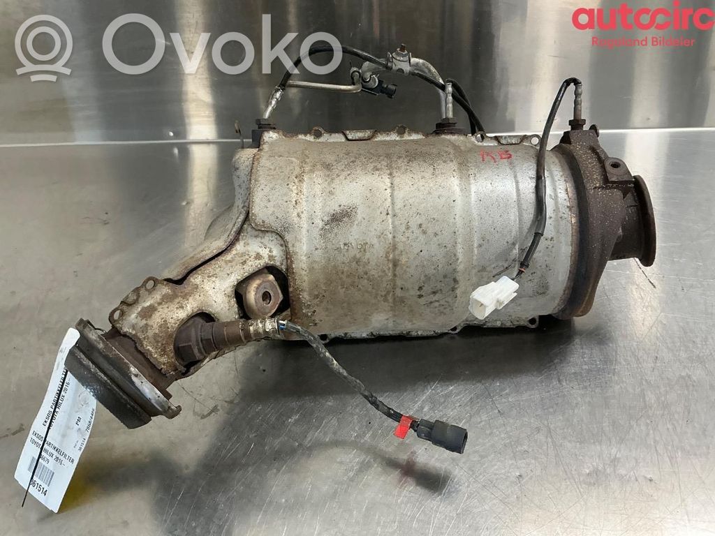 Toyota Hilux (AN120, AN130) Filtr cząstek stałych Katalizator / FAP / DPF