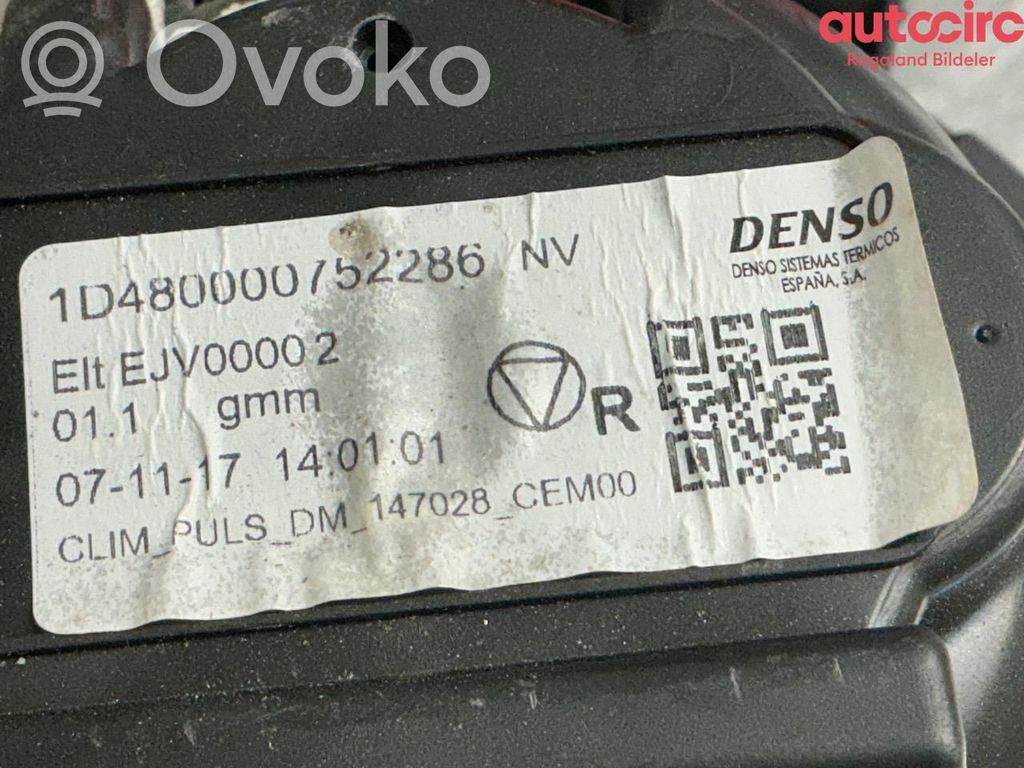 Toyota Proace Pulseur d'air habitacle