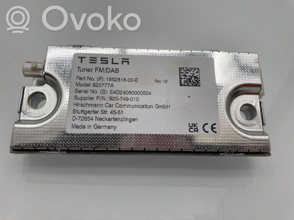 Tesla Model 3 HiFi Audio sound control unit 