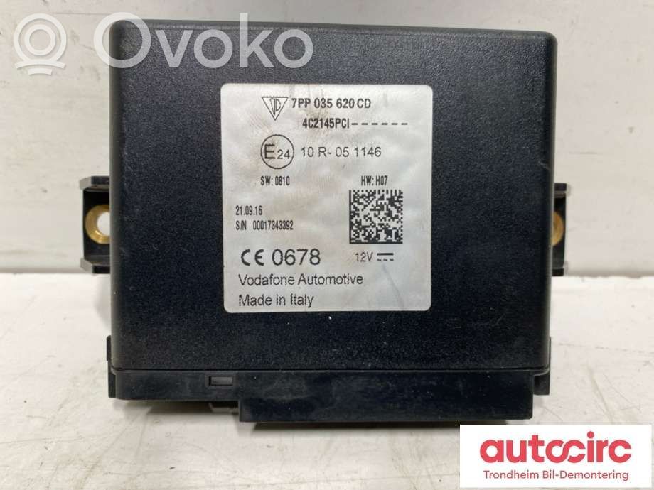 Porsche Cayenne (92A) Module de commande de frein à main 