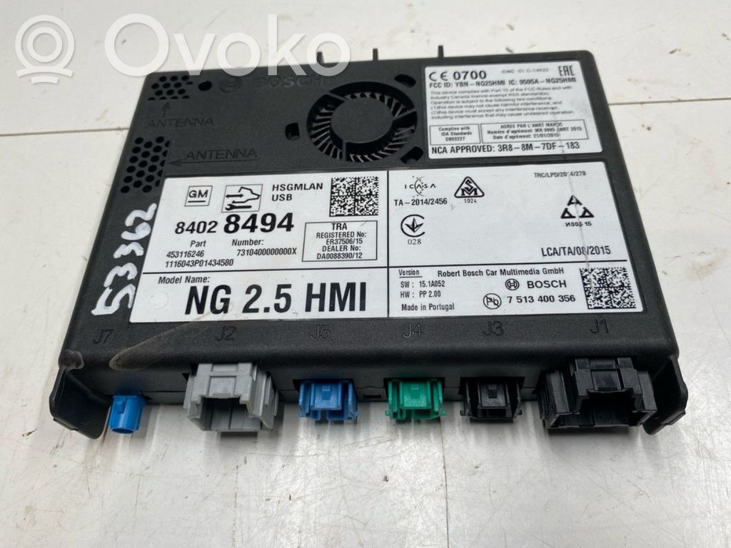 Opel Astra K Other control units/modules 